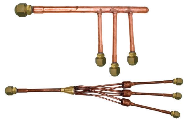 Блоки распределители и разветвители (для Multi FDX) LG Разветвители LG PMBL1203F0 (на 3 блока-распределителя)